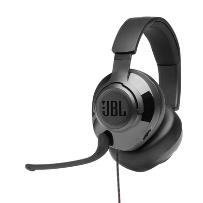 Jbl Quantum 200 Wired Over-ear Gaming Headset With Flip-up Mic